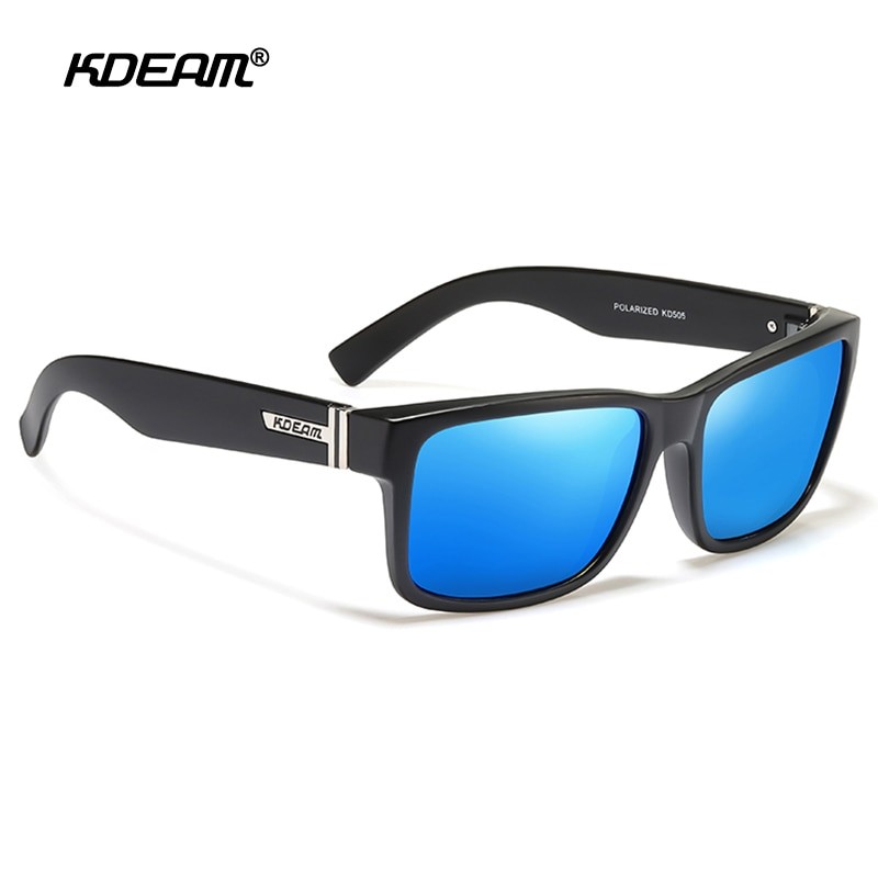 KDEAM Men Sport Polarized Sunglasses Outdoor Driving Square Glasses YGG