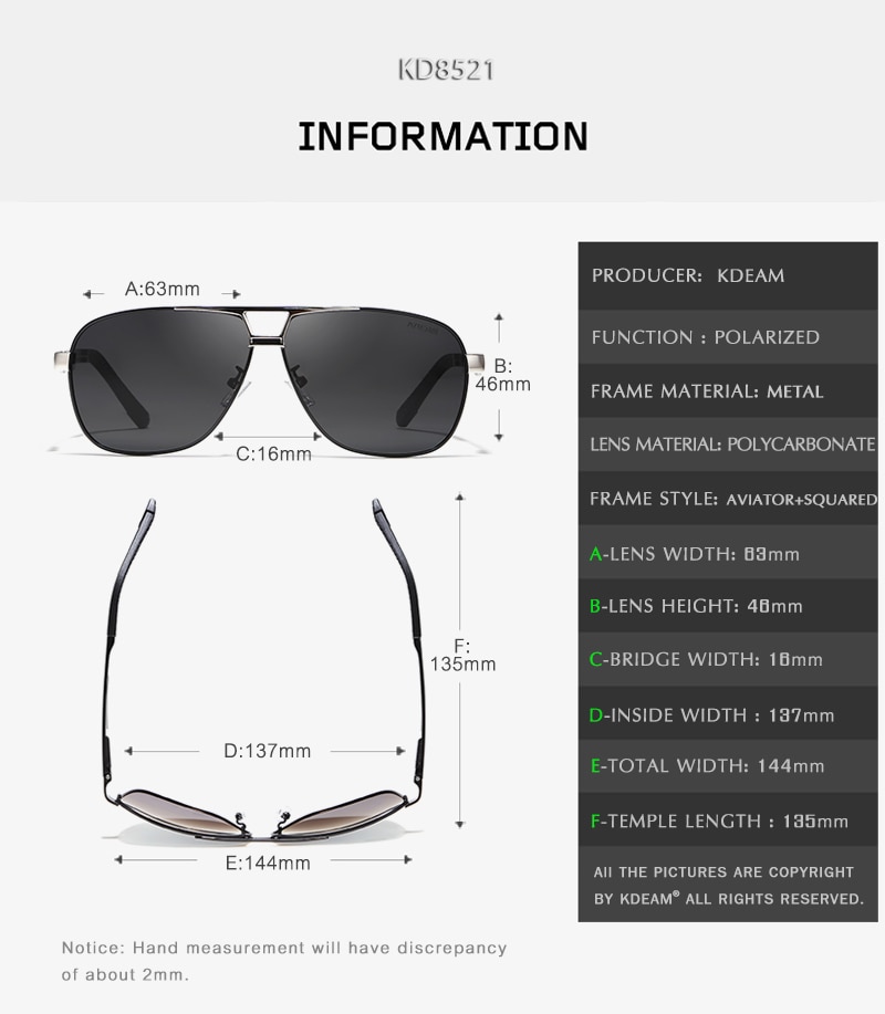 Aluminum Magnesium Men's Pilot Sunglasses Polarized