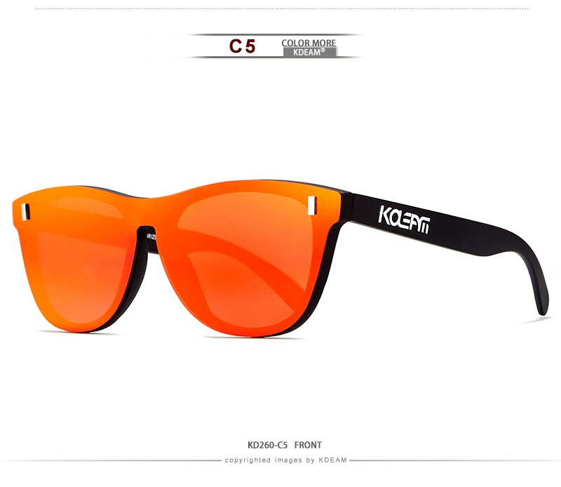 Full Front Design Women Sunglasses Polarized TR90 Frame