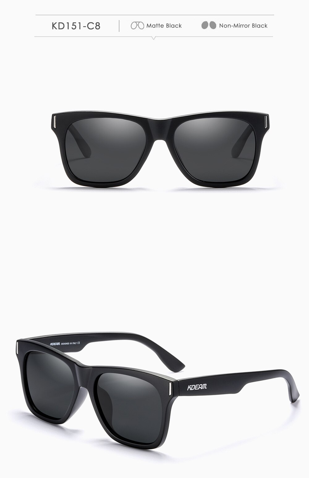 Brand Design Polarized Sunglasses