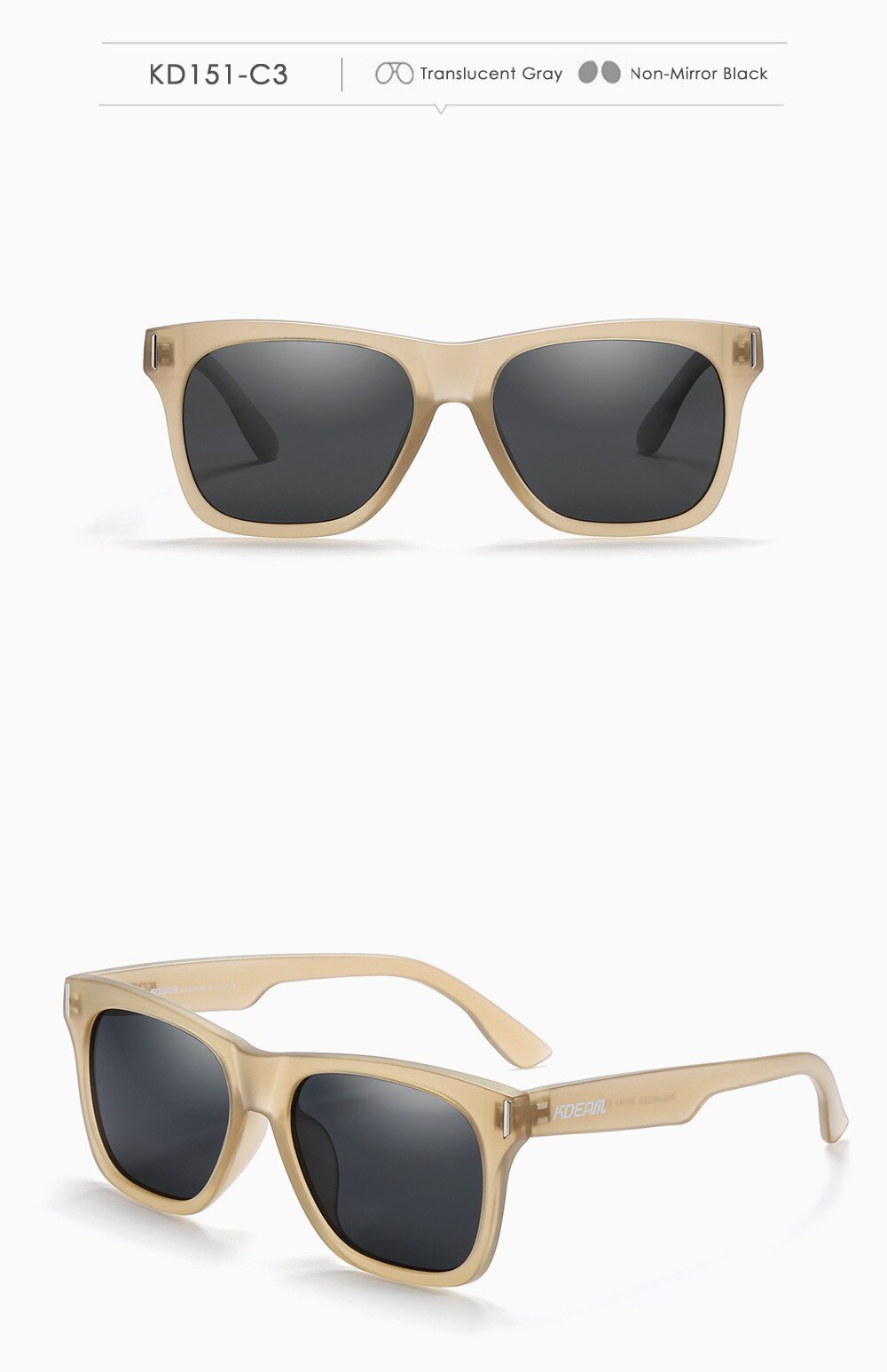 Brand Design Polarized Sunglasses