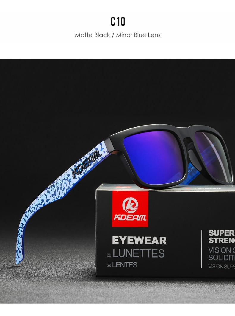 New Sport Style Square Sun Glasses Outdoor