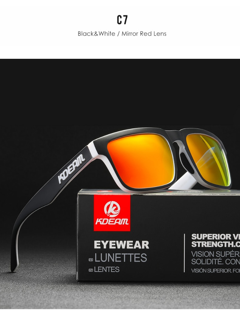 New Sport Style Square Sun Glasses Outdoor