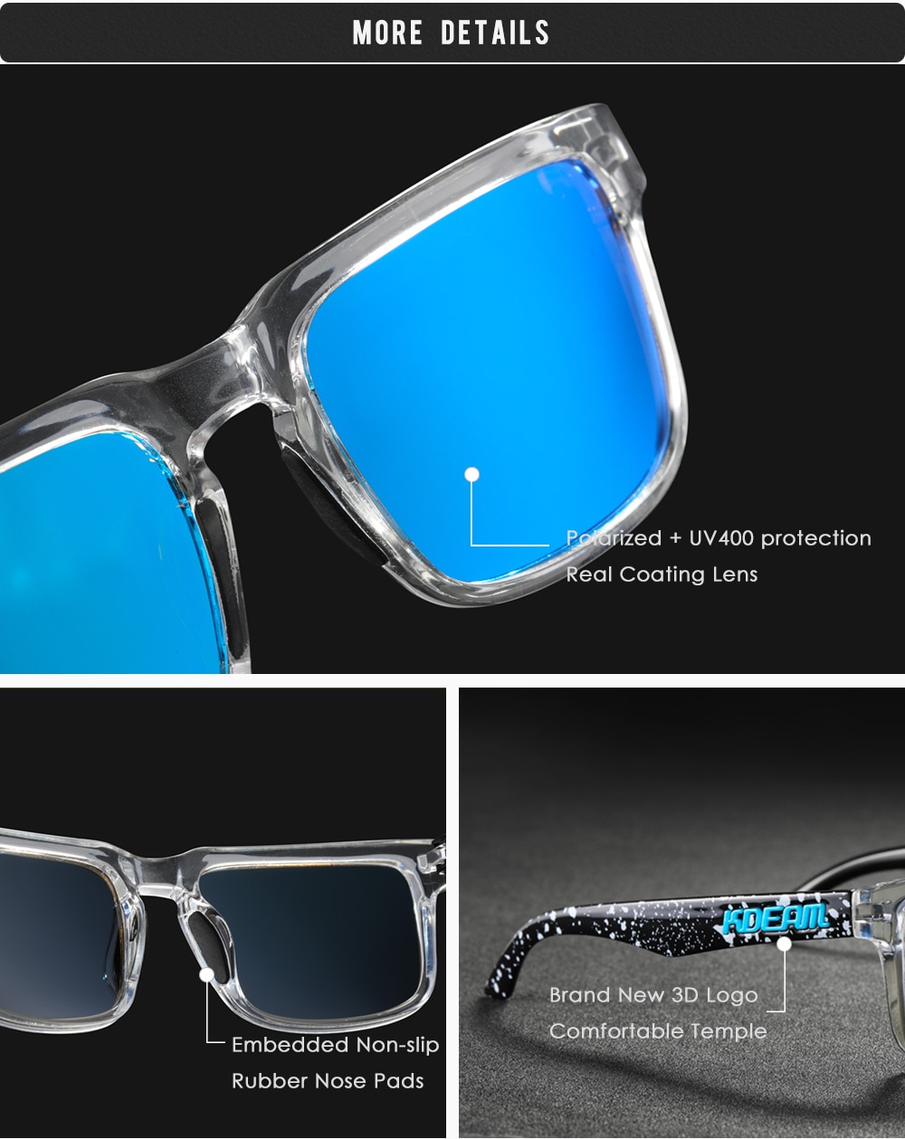 Three Dimensional Brand Logo Polarized